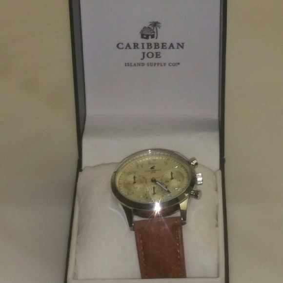 caribbean joe men's watch